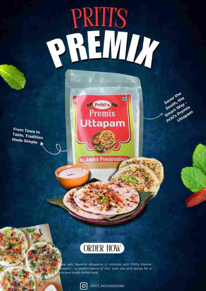 Priti's Premix Uttapam