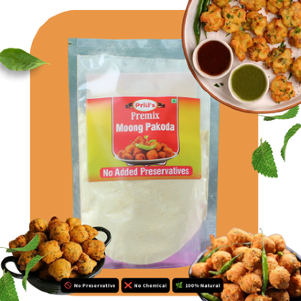 Priti's Premix Moong dal pakoda